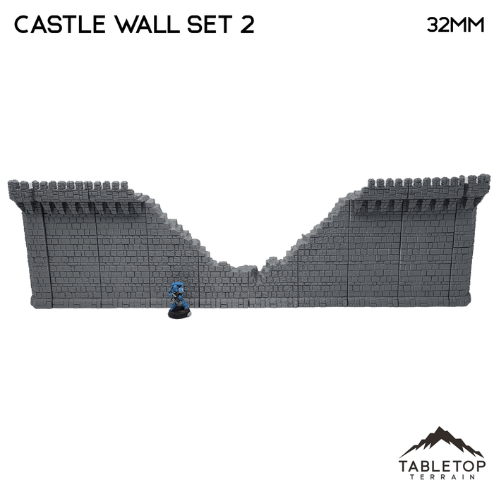Tabletop Terrain Walls Ulvheim Castle Wall - Fantasy Walls